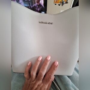 Michael Kors White Shoulder Bag
